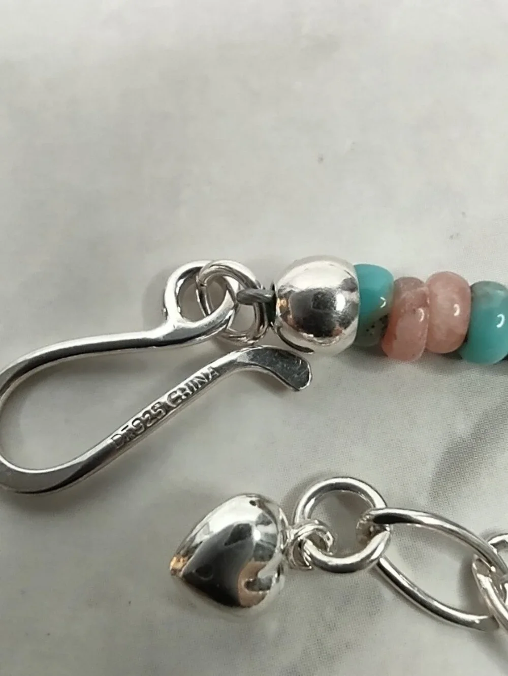 Jay King Turquoise/Rhodochrosite Gemstone Necklace